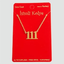 Uğurlu - 291 - Rakamlar - Csmo-tex - Uçlu Kolye-1 altın