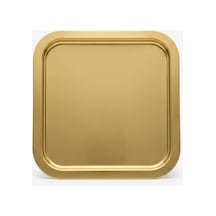 Dekoratif Metal Tepsi Gold Renk Modern Sunum Tepsisi Diğer