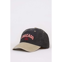 DeFacto Erkek Çocuk Nakışlı Jean Cap Şapka D5315A825SMBK27