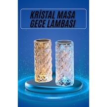 Yeni Nesil Modern Kristal Masa Ve Gece Lambası Dokunmatik Renk Değiştirebilen Çok Renkli 54478747