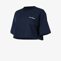 New Balance Lifestyle Kadın T-shirt Wnt1609-avı Lacivert