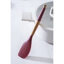 Evero Silikon Düz Spatula - 29 Cm Kırmızı