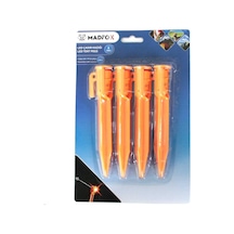 Madfox Led Işıklı Çadır Kazığı  15cm 4pcs Turuncu