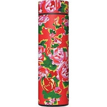 316 Paslanmaz Çelik Taşınabilir Yalıtımlı Su Bardağı Prd3sı Açık Kırmızı