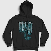 Presmono Unisex Forest Children Of Bodom Kapüşonlu Sweatshirt Siyah