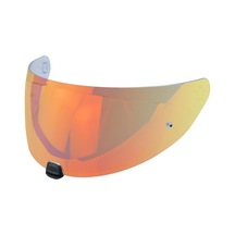 Ranyeek Hjc İ70 İ10 Kask İçin Tamir Lens - Uv, Toz, Çarpma Ve Sis Koruyucu - Revo Şeffaf Kırmızı - Pc Malzeme - Kolay Kurulum