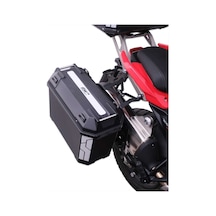 Gp Kompozit Universal 26 Lt X 2 Plastik Motosiklet Yan Çanta Seti Siyah Çok Renkli