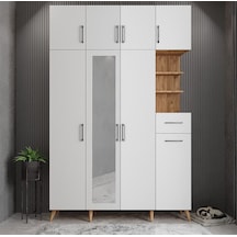 Açelya Portmanto Vestiyer Çam Beyaz180 CM M11 Açelya Portmanto Vestiyer Çam Beyaz180 CM M11