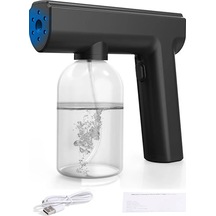 Black Yeni 300 Ml Kablosuz Dezenfeksiyon Püskürtme Tabancası El Siyah