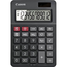 Canon As-120 Ll Masa Üstü Hesap Makinesi Siyah Gri