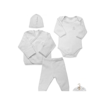 Bistyle 4lü Prematüre Hastane Çıkışı Hello Family 23101 Beyaz Beyaz