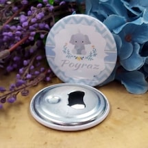 Giri Mavi Filli Baskılı Metal Bebek Hediyeliği Bebek Şe 15 Adet