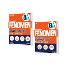 Fenomen Yayınları 8. Sınıf Matematik A Soru Bankası + Geometri Tabanlı Matematik Soru Bankası