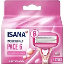 Rossmann Isana 6 Bıçaklı Yedek Tıraş Bıçağı - 4lü