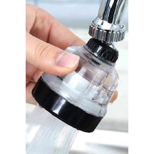 Mobee Şeffaf 3 Fonksiyonlu Mutfak Lavabo Başlığı 360 Derece Gümüş