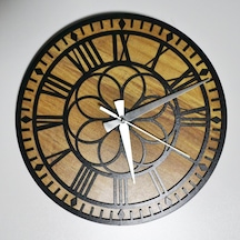 DUVAR SAATİ - 0037 Kahverengi