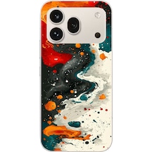 Honor 600 Pro Uyumlu Boya Karışımı Baskılı Silikon Kılıf Renkli