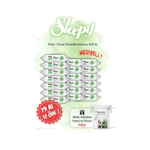 100'lü Sleepy Pine 19 Al 17 Öde Çam Ferahlığı Islak Havlusu Ve Rosıe Tekli