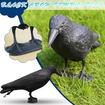 Bitki Koruyucu Haşere Kovucu Heykel Karga Dh