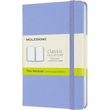 Moleskine Sert Kapak Defter Ortanca Mavisi Çizgisiz - 9x14 - 0802