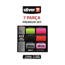 Silver Home 7 Parça Genel Temizlik Seti Hediyelik Özel Kutusunda Siyah