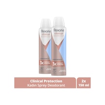 Rexona Clinical Protection Kadın Sprey Deodorant 2 x 150 ML