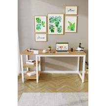 Reflekta Kitaplıklı Raflı Atlantik Çam Beyaz Çalışma Masası Ofis Masası Oyuncu Masası Atlantik Çam & Beyaz Reflekta Kitaplıklı Raflı Atlantik Çam Beyaz Çalışma Masası Ofis Masası Oyuncu Masası Atlantik Çam & Beyaz