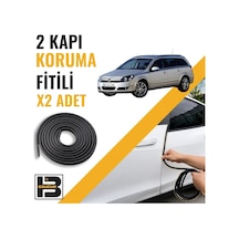 Opel Astra H Station Wagon Kapı Koruma Fitili-iki Kapı-siyah-bm1207