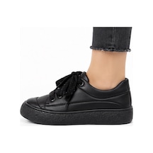 N Napa Shoe Np.7809.siyah Deri Sneaker