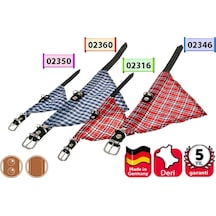 Karlie Deri Bandanalı Boyun Tasma 62 CM Mavi