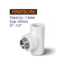 Fırat Dış Dişli Te 25mm, 1/2'', 1 Adet, 7b54025127