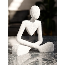 Yoga Heykel Biblo Dekoratif Obje