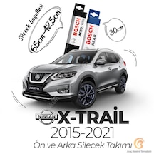 Nissan X-Trail Ön Arka Silecek Seti 2015-2021 Bosch Aerotwin