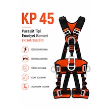 Kp45 Paraşüt Tipi Tam Korumalı Emniyet Kemeri