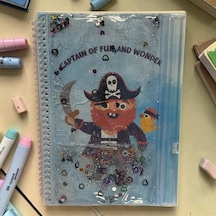 Vuki Sulu Çantalı Defter A5 Korsan 2/s Çok Renkli