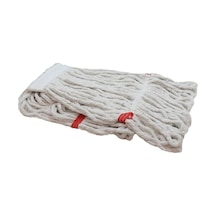 Cod-Ex Çift Kovalı Temizlik Seti Yedek Islak Mop Dar Pamuklu Beyaz 450 G 17 CM