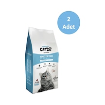 Catzo Somonlu Yetişkin Kedi Maması 2 x 1 KG
