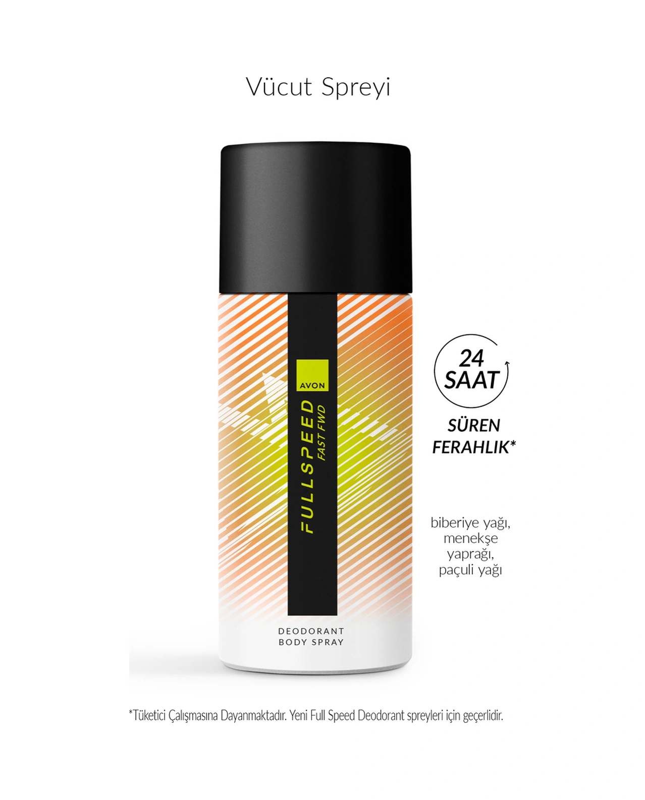 Avon Full Speed Fast Fwd Erkek Sprey Deodorant 150 ML