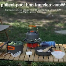 Ulzyvf Taşınabilir Skycity Siyah Seyahat Çantası Pişirme Piknik Kamp Aksesuarı - Wf Siyah Siyah