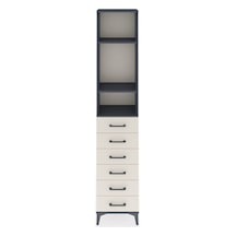 Arges Dolap 3 Raflı 6 Çekmeceli 44x30x221 Antrasit-aytaşı Antrasit