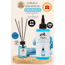 Ilgaz Okyanus Esintisi Bambu Çubuklu Oda Kokusu 110 ML + Yedek Şişe 200 ML