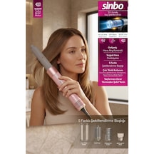 Sinbo Shd-1760 5in1 Saç Şekillendirici 16000w Turbo Bldc Motor 110000 Rpm Negatif İyon Çok Renkli