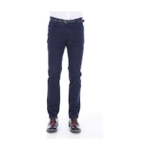 Pamuk 5 Cepli Lacivert Slim Fit Erkek Pantolon - Wessi Siyah