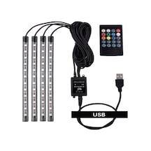 Eraks Car Accesorıes Ayak Altı Sese Duyarlı Usb Girişli 12 Led