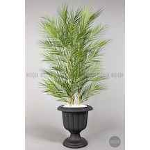 Yapay Areka Palmi Yesi 130 Cm 33 Yaprak Antresi T Nergi S Saksıda Antresit