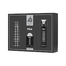 Lattafa Pride Pisa Edp 100 Ml + Edp 20 Ml + 200 Ml Body Shower Erkek Parfüm Seti Odunsu