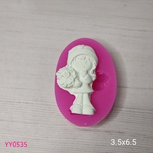 Yy0535 Çiçekli Kız Çocuk Silikon Kalıp