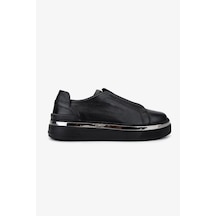 Valmenti Kadın Hakiki Deri Siyah Floter Sneakers & Spor Ayakkabı 1116 410 Bn Ayk Sk25-26 Sıyah Fltr Siyah