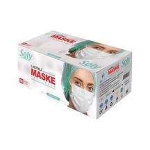 Care Meltblown 3 Katlı Full Ultrasonic Telli Maske Beyaz 50 Adet
