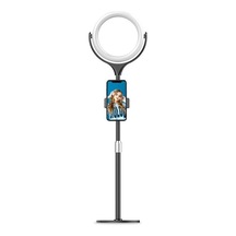 Ring Light Led 18 Cm Ayaklı Işık Halkası, 3 Renk Tonu, 360 Dönerli, Usb Şarjlı, Telefon Tutucu